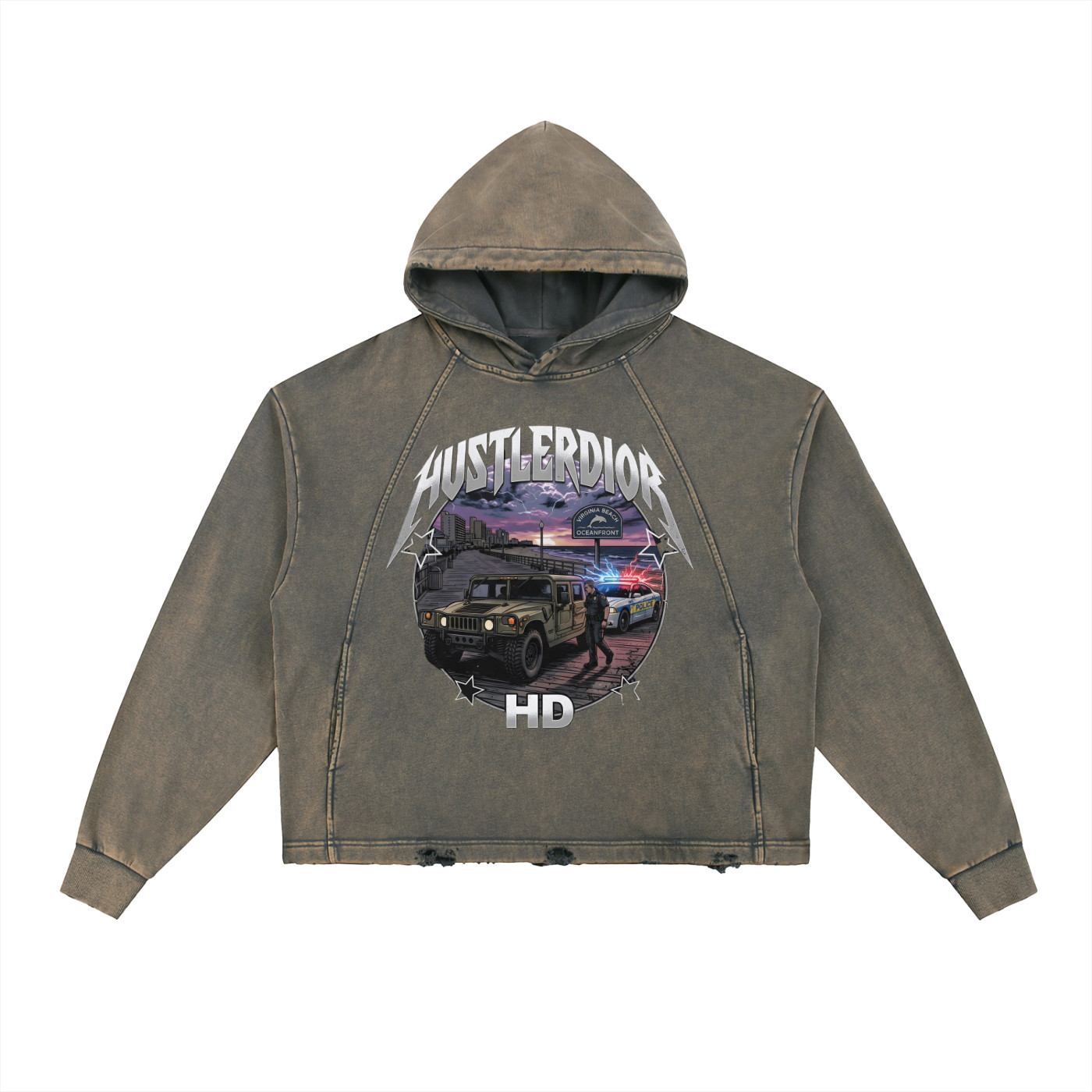 Crown & Concrete Monarch Utility Jacket Hoodie