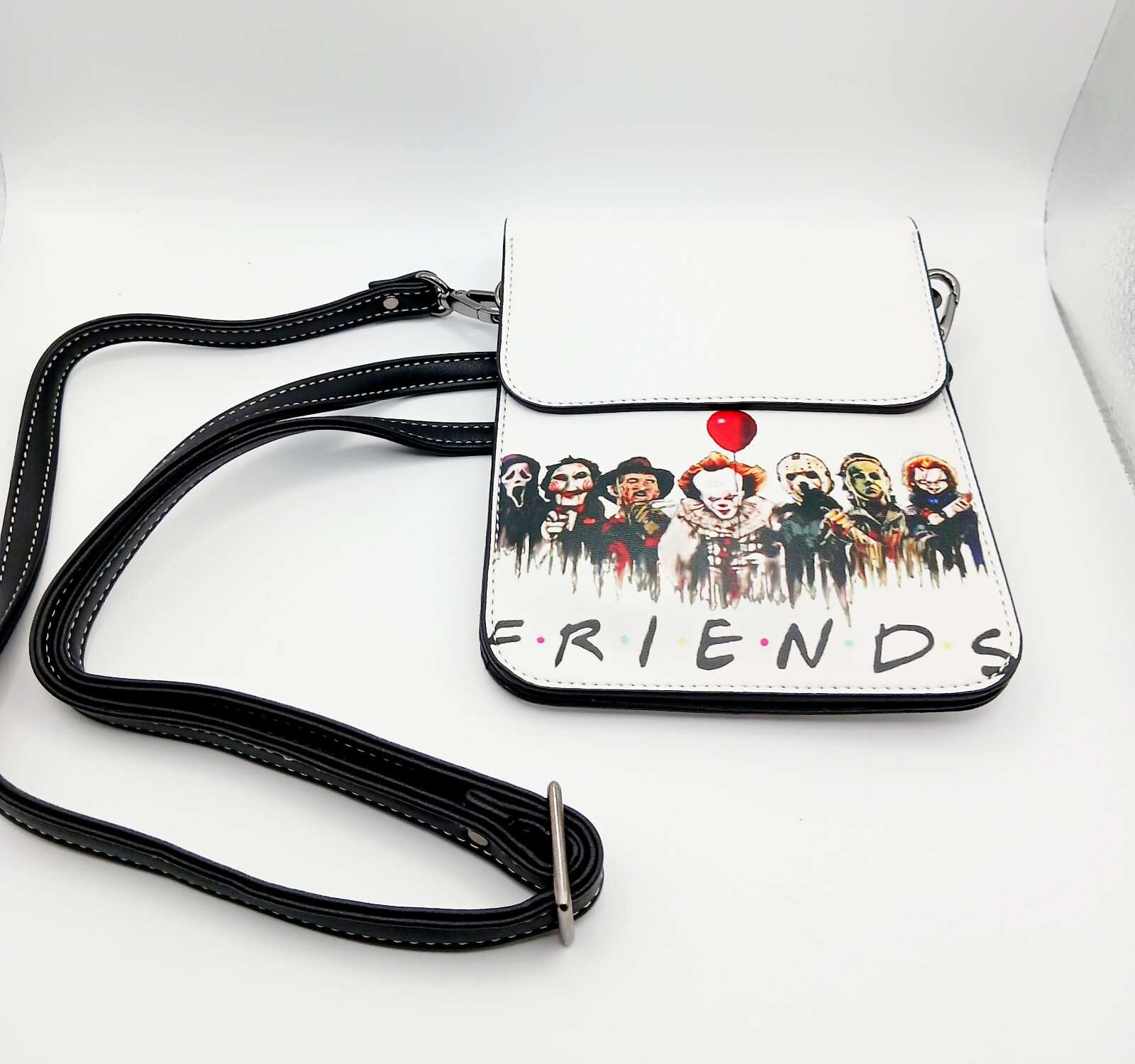 Horror Crossbody Purse Phone Bag Adjustable Strap Horror