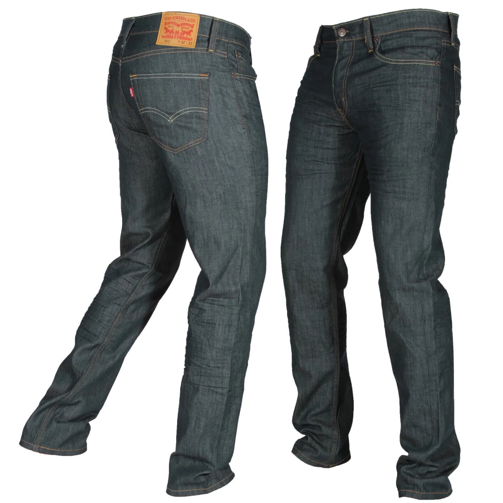 Levis 511 Slim Fit Stretch Premium Jeans Color Rinsed Playa 0408