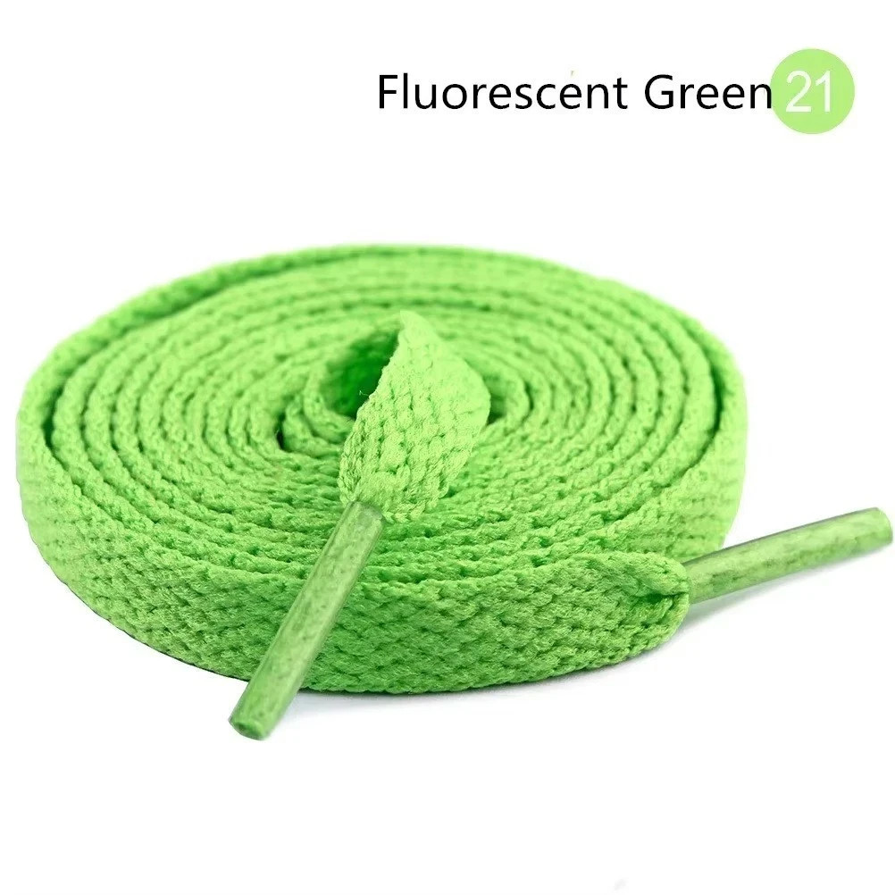 1 Pair Flat Shoelaces Replacement Shoe Laces for Sneakers Casual Sports Shoes