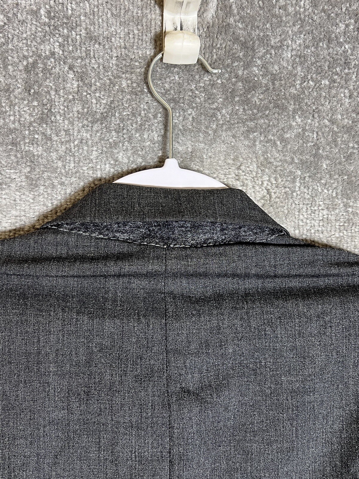 Andrew Fezza All Seasons Cashmere Wool Blazer Mens Size 46L Gray Pockets