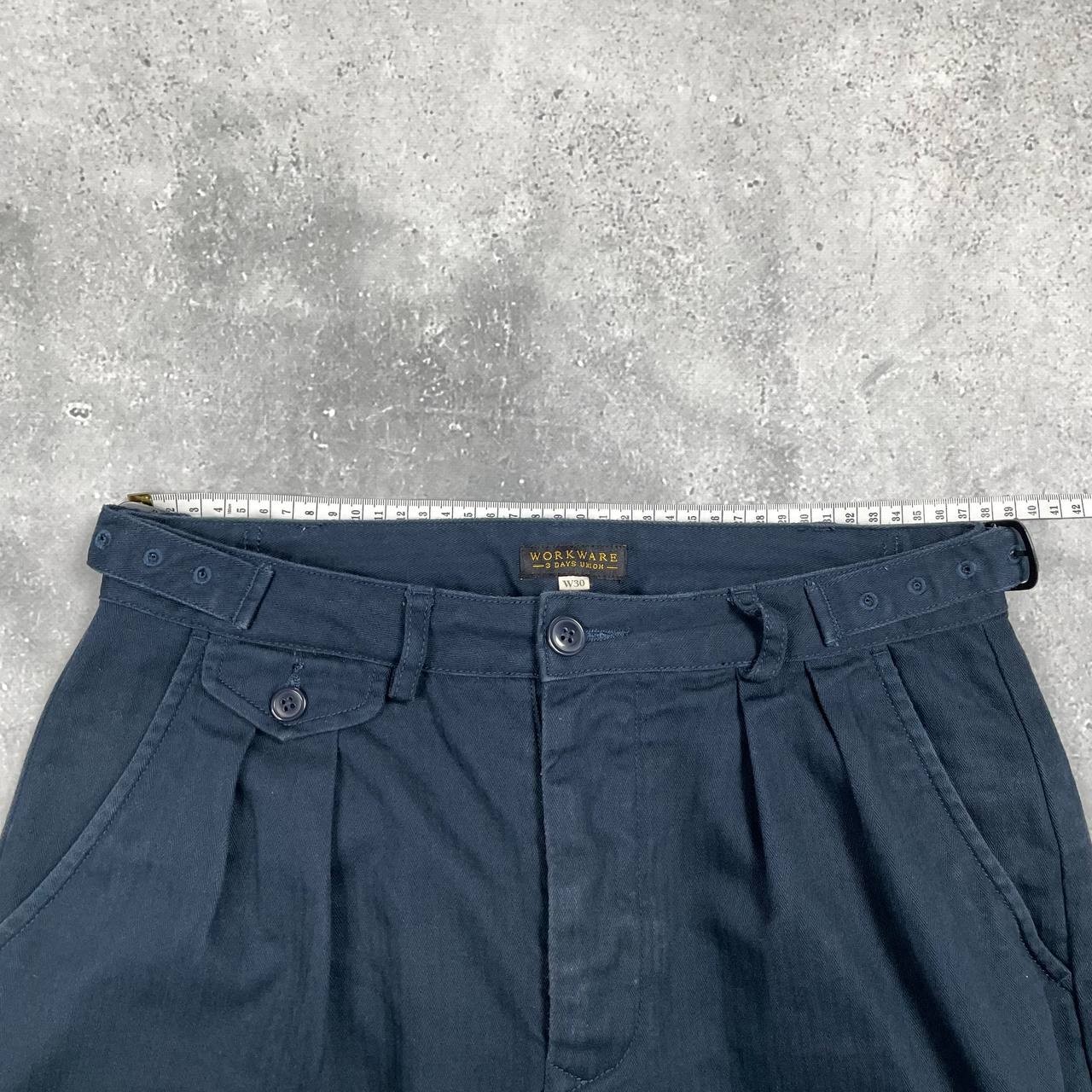 Workware 3 Days Out Heritage HBT Trousers Faded Blue Size W30