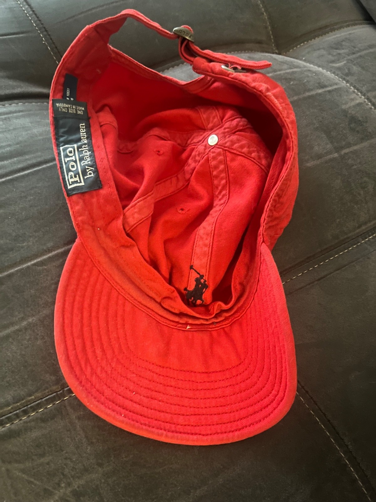 🔥Polo RL red farm style hat rare!!🔥