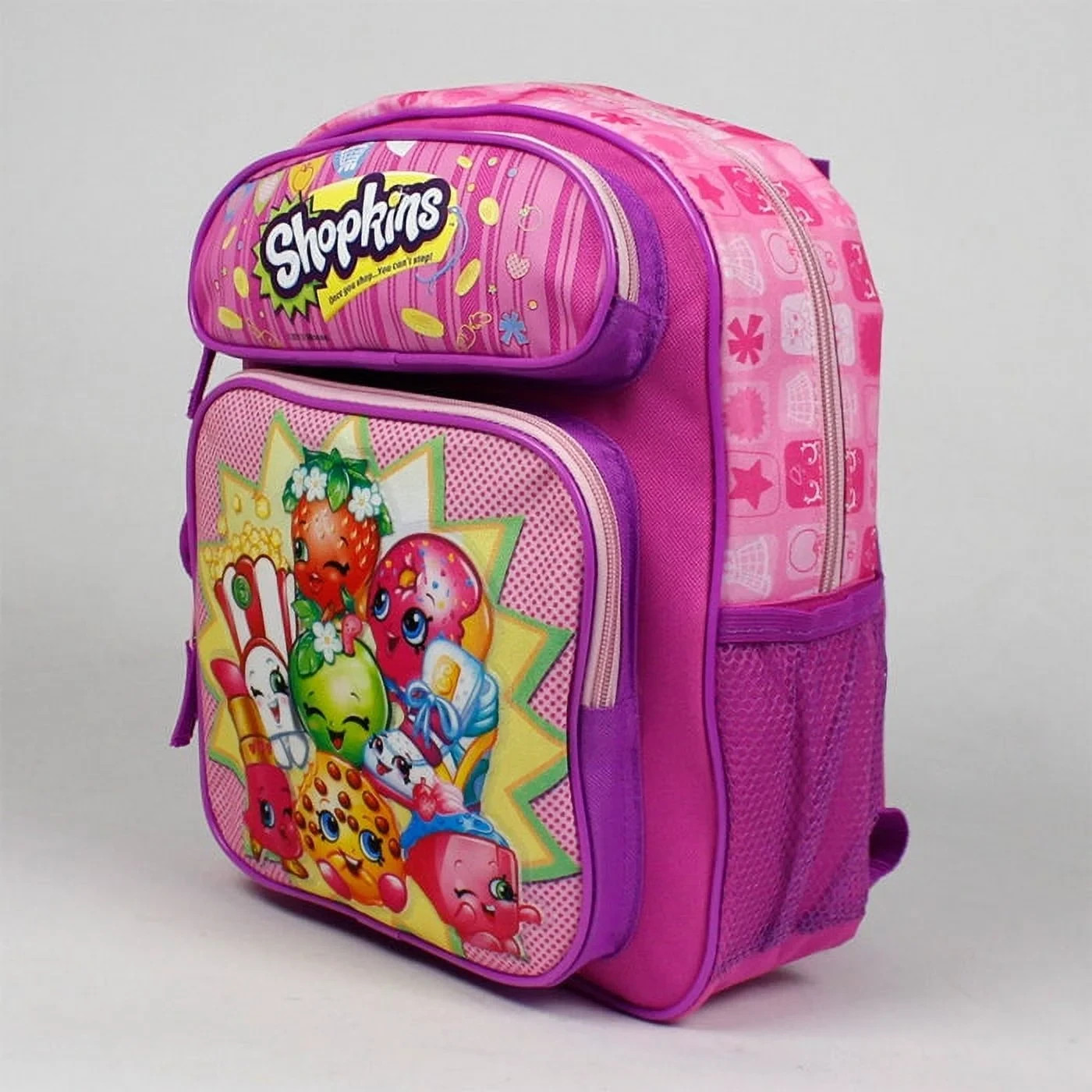 Shopkins Toddler SMALL Backpack 12”-Pink Brand New School backpack NEW With Tag