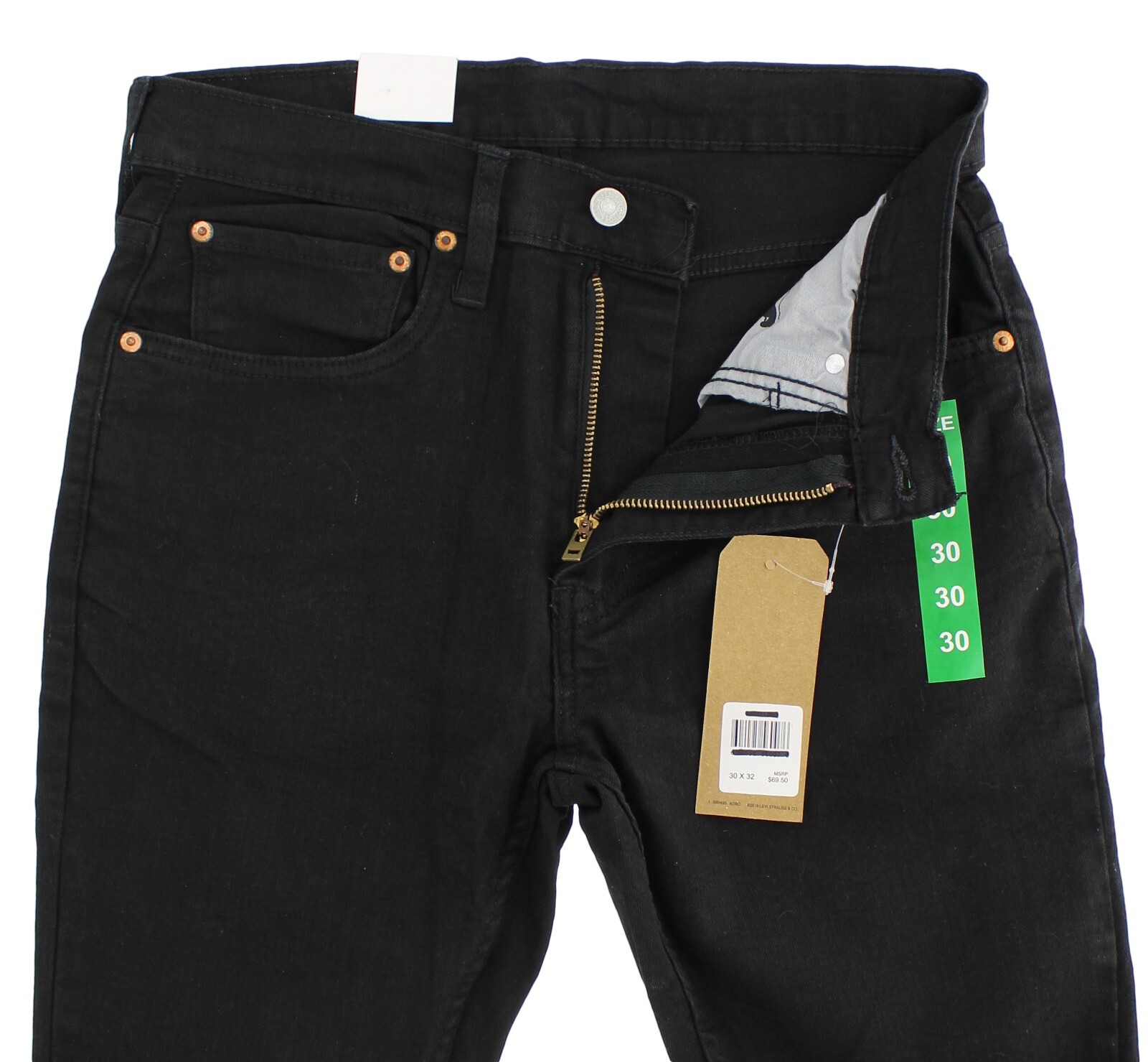 Levi’s Men’s 511 Slim Jeans, Low Rise Flex Stretch Slim Fit Tapered Pants, Black