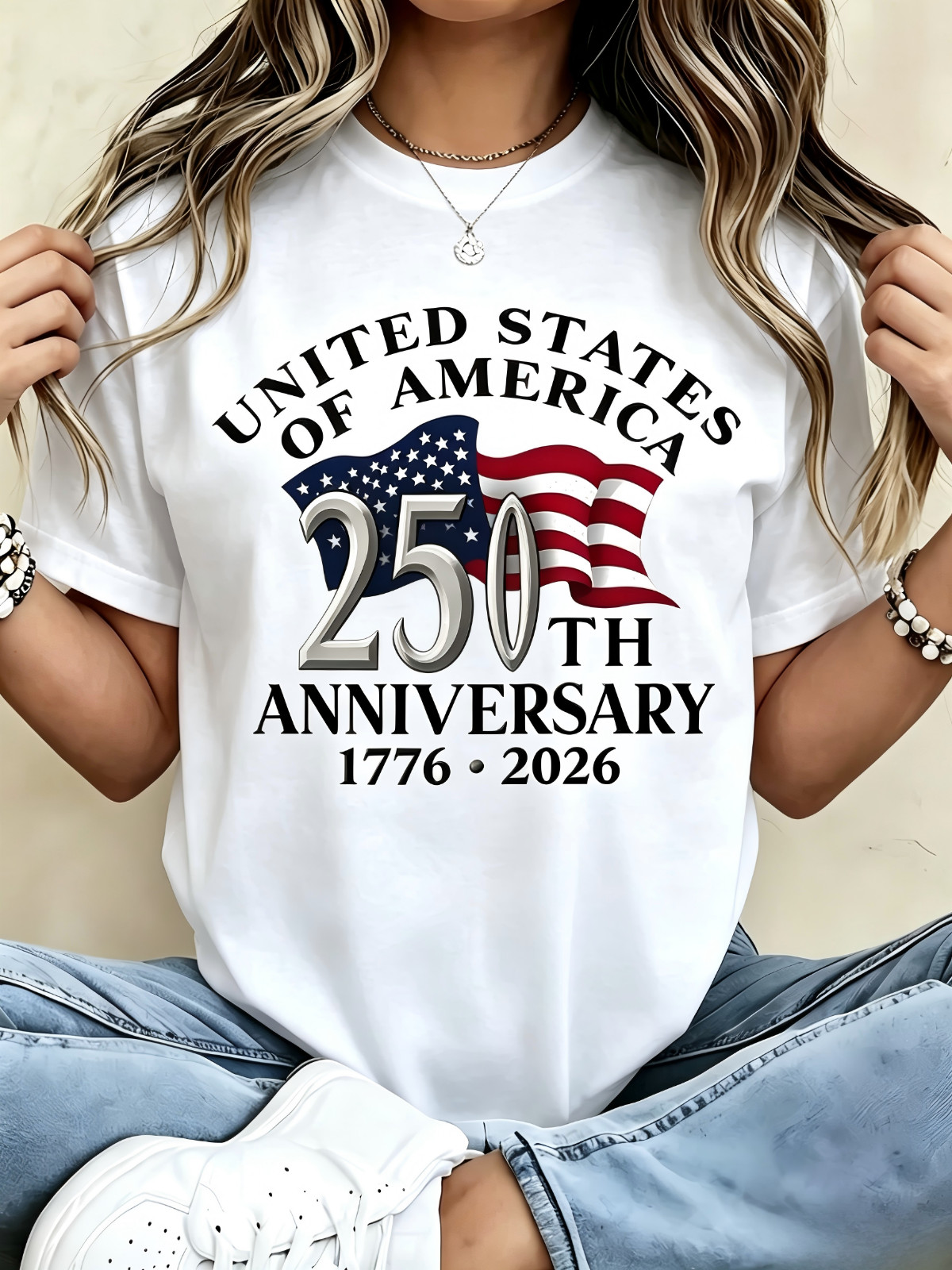 USA 250th Anniversary Shirt 1776 2026 Patriotic American Flag T-Shirt