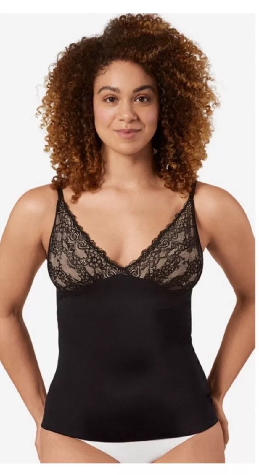 RUBY RIBBON LACE SECOND SKIN CAMI #1749 NEW!