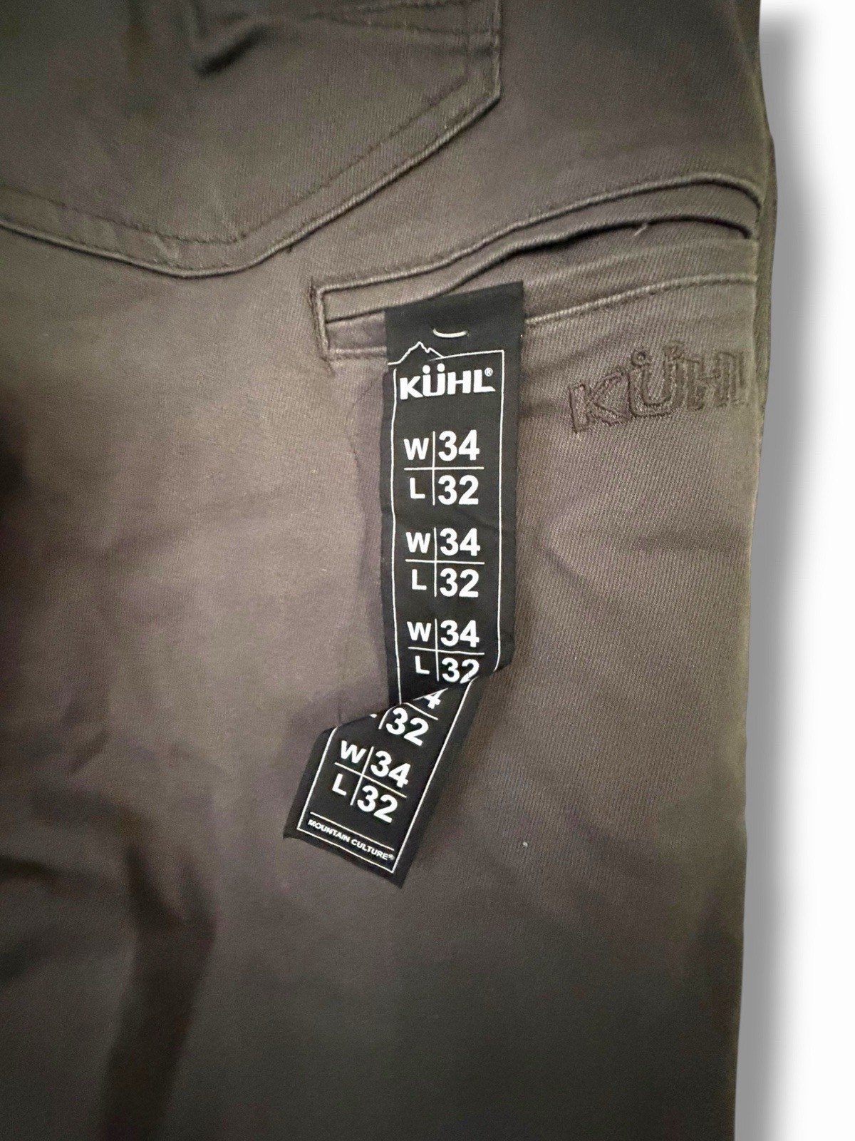 Kuhl Men’s Revolt Jean Tapered Pavement Color – Brand New w/ Tags Size 34 X 32