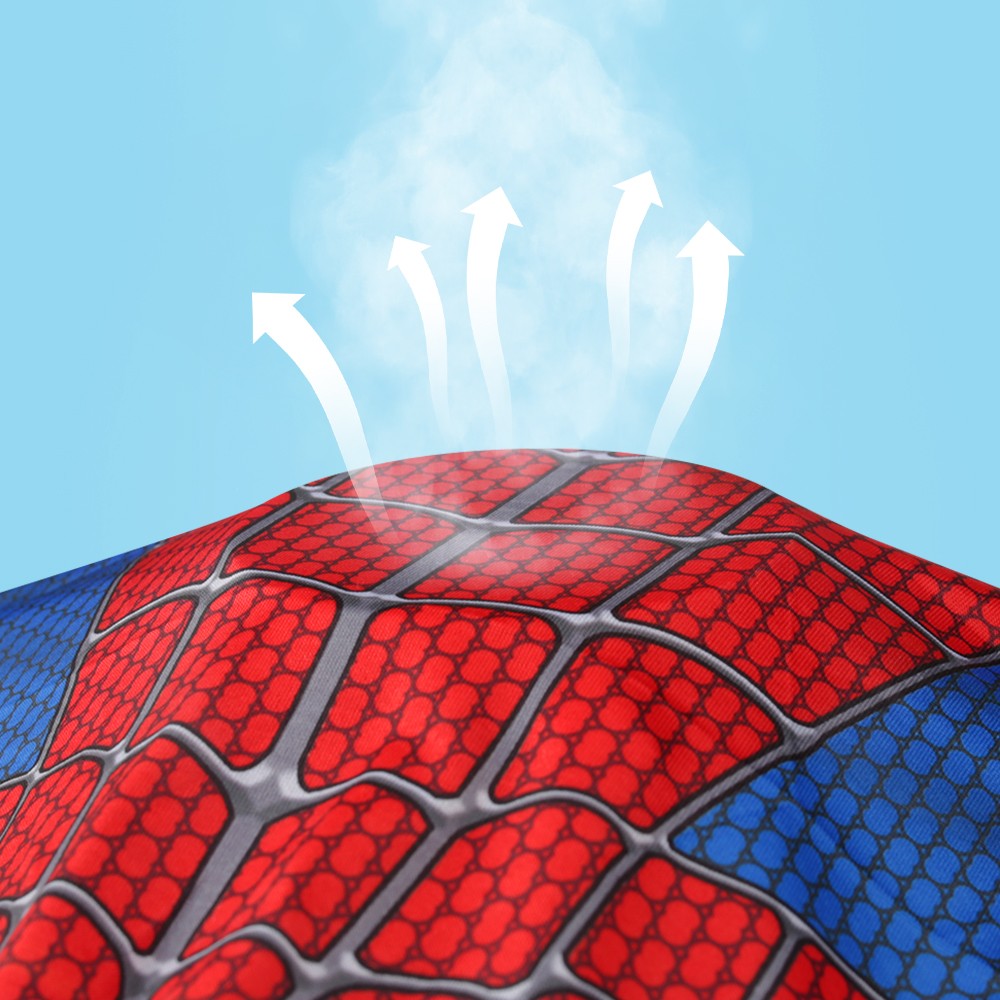 Kids SpiderMan Cosplay Costume Boys Tobey Maguire Outfit Jumpsuit Fancy Dress
