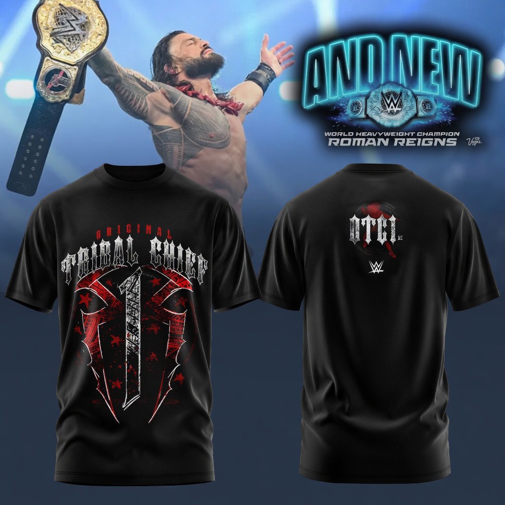Roman Reigns World Heavyweight Champion 2026 Wreslemania 42 Limited T-Shirt