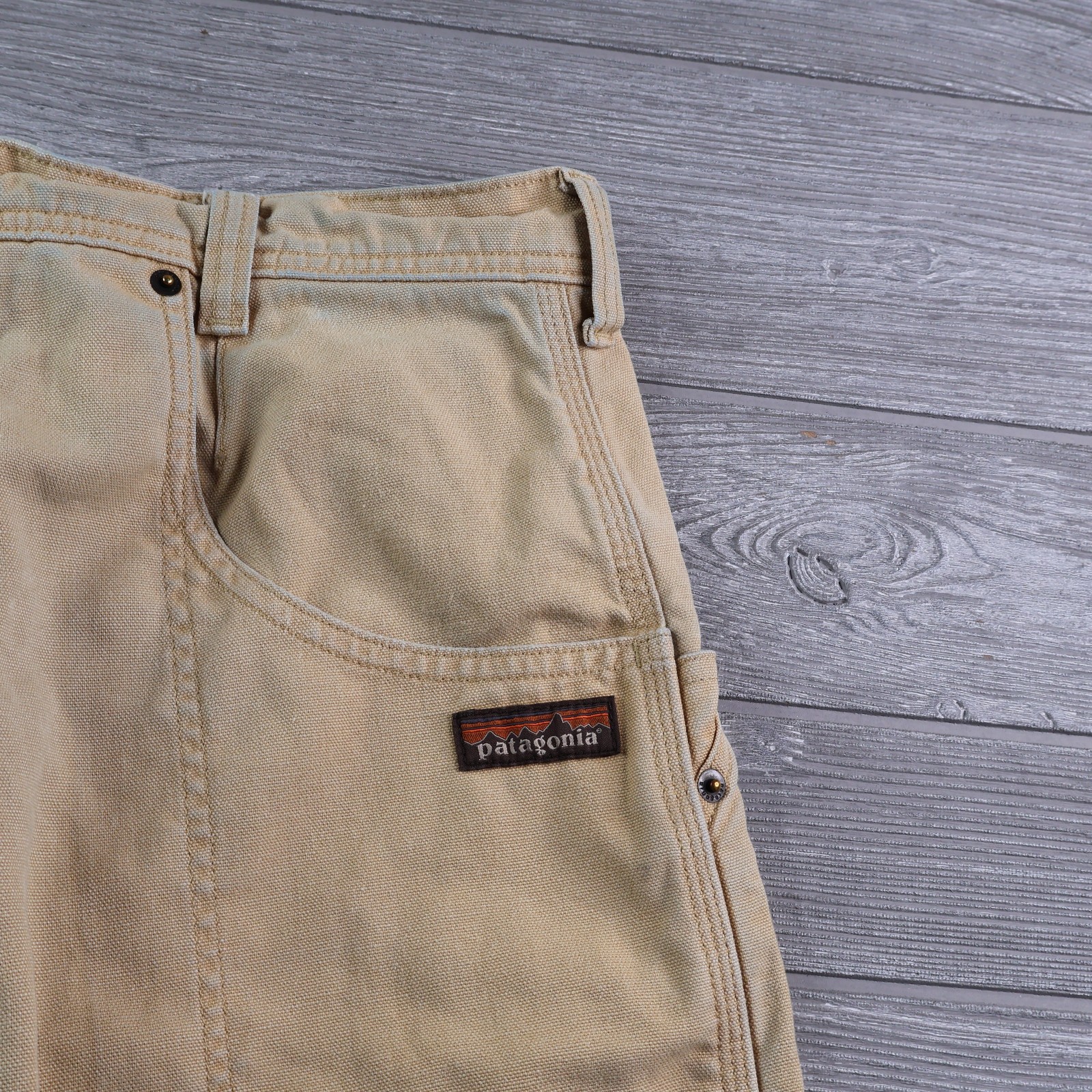 Patagonia Mens 29×30 Iron Forge All Seasons Double Knee Hemp Canvas Work Pants