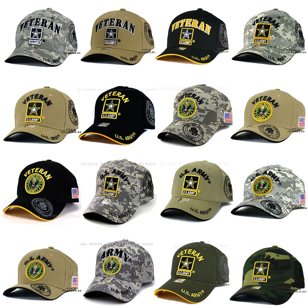 U.S. ARMY Hat Military ARMY Officially Licensed Baseball Cap Size Adjustable