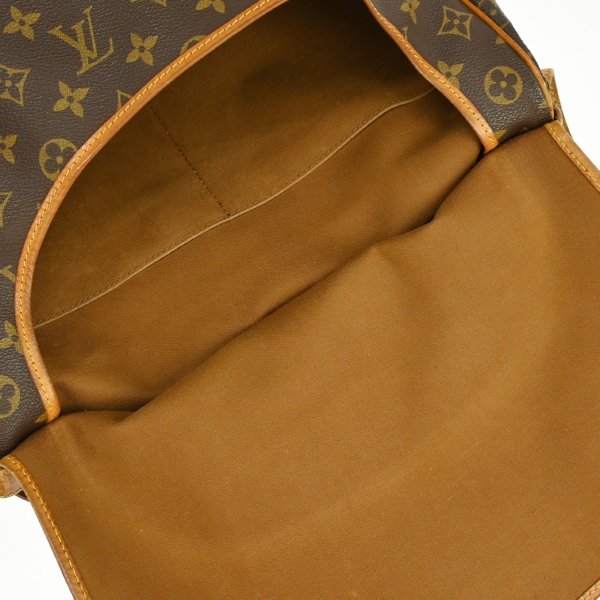 Best06 LOUIS VUITTON SAUMUR 35 SHOULDER BAG MONOGRAM M42254 8905VI RQ01933