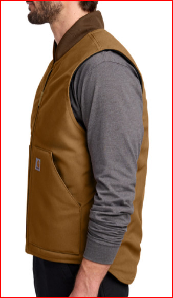 New CT106676 Carhartt® Duck Vest in Package Brown XXL