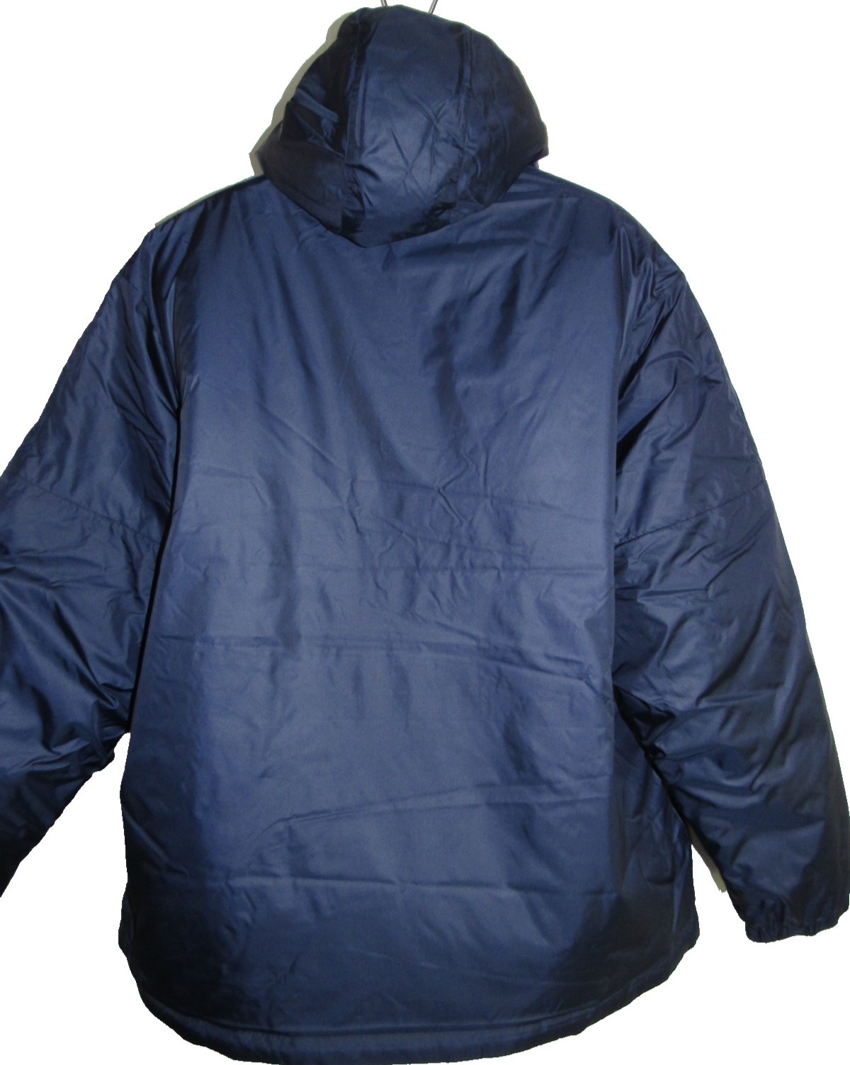 Adidas Essentials Mens size L Navy Insulated Hooded Puffer Outdoor Jacket GT9165