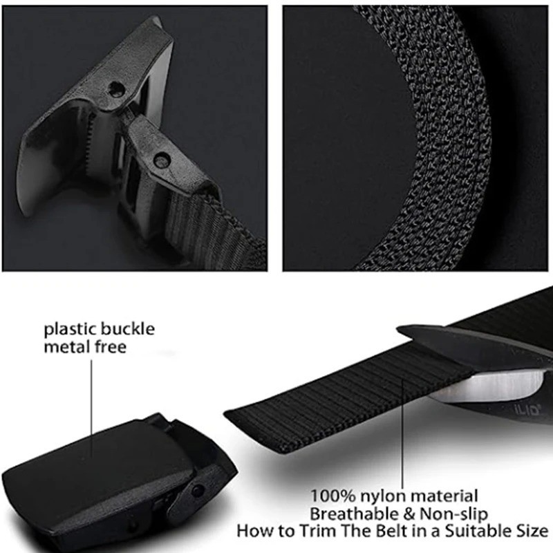 Men Casual Military Tactical Army Adjustable Quick Release Belts Pants Waistband