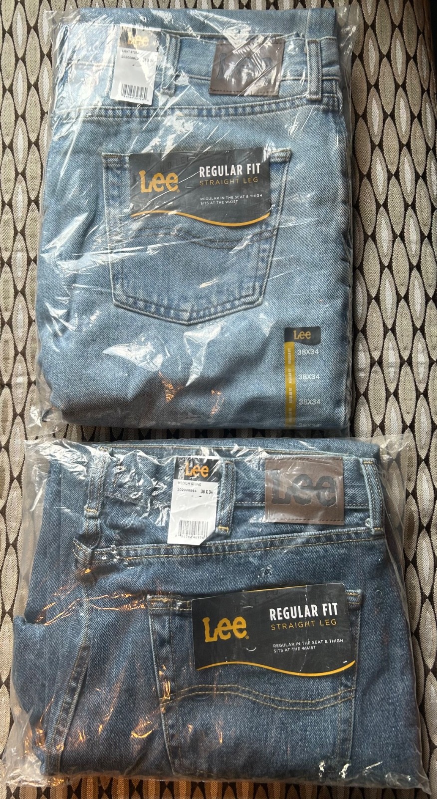new 38″x 34″ Mens Lee Jeans – assorted colors