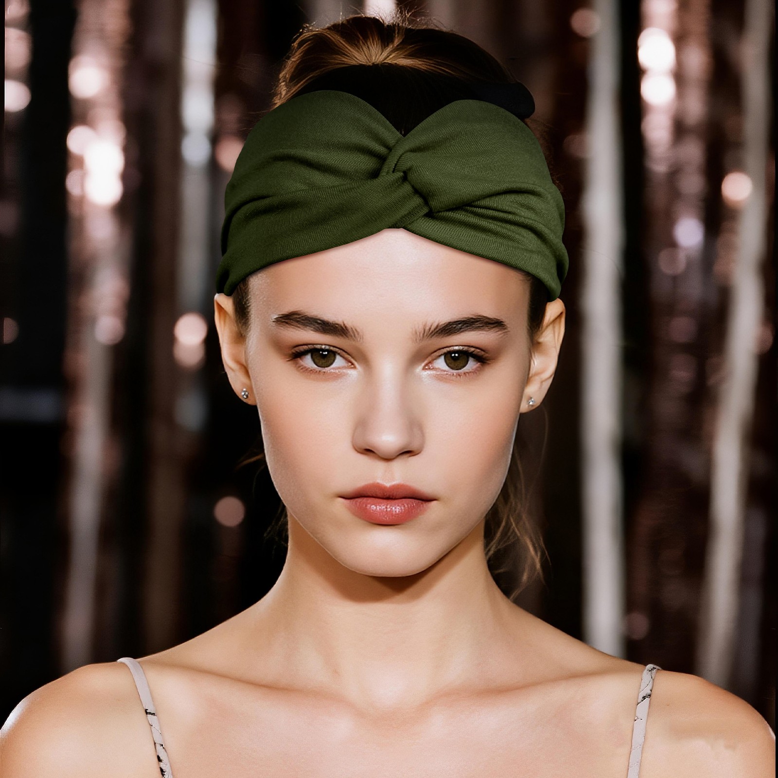 10pcs Women’s Bohemian Wide Elastic Headbands Yoga Running Sports Hairbands