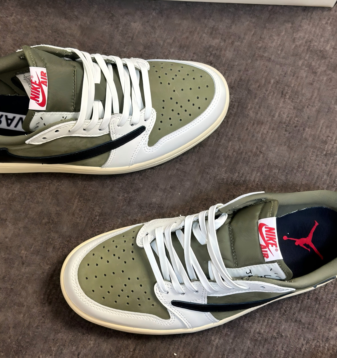 Travis Scott x Air Jordan 1 Low OG “Medium Olive” DM7866-20 Men’s Shoes