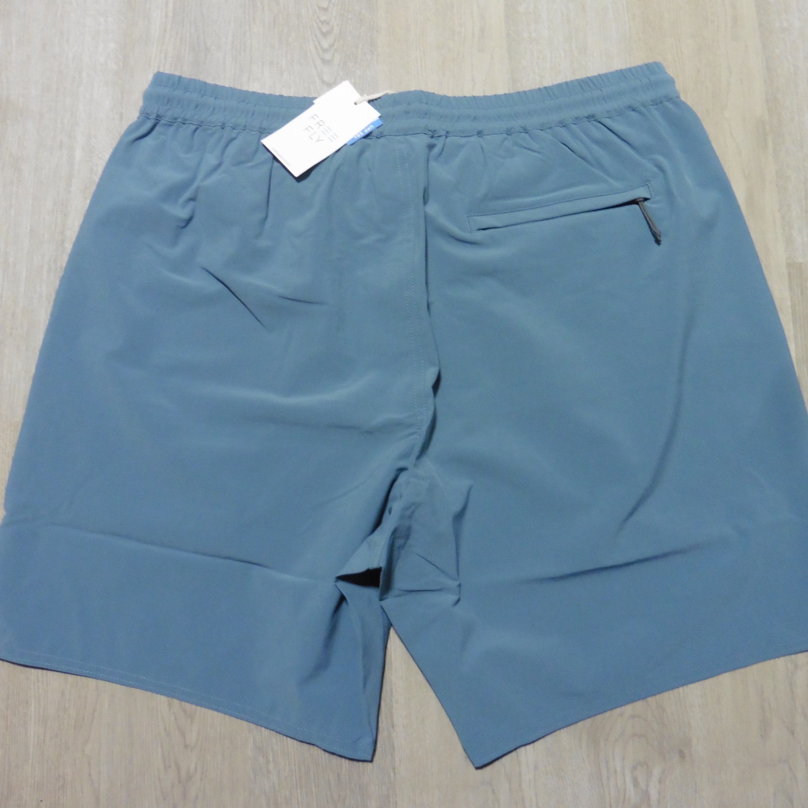 FREE FLY Mens XL ANDROS SHORTS PACIFIC BLUE FISHING STRETCH HYBRID SWIM TRUNK 7″