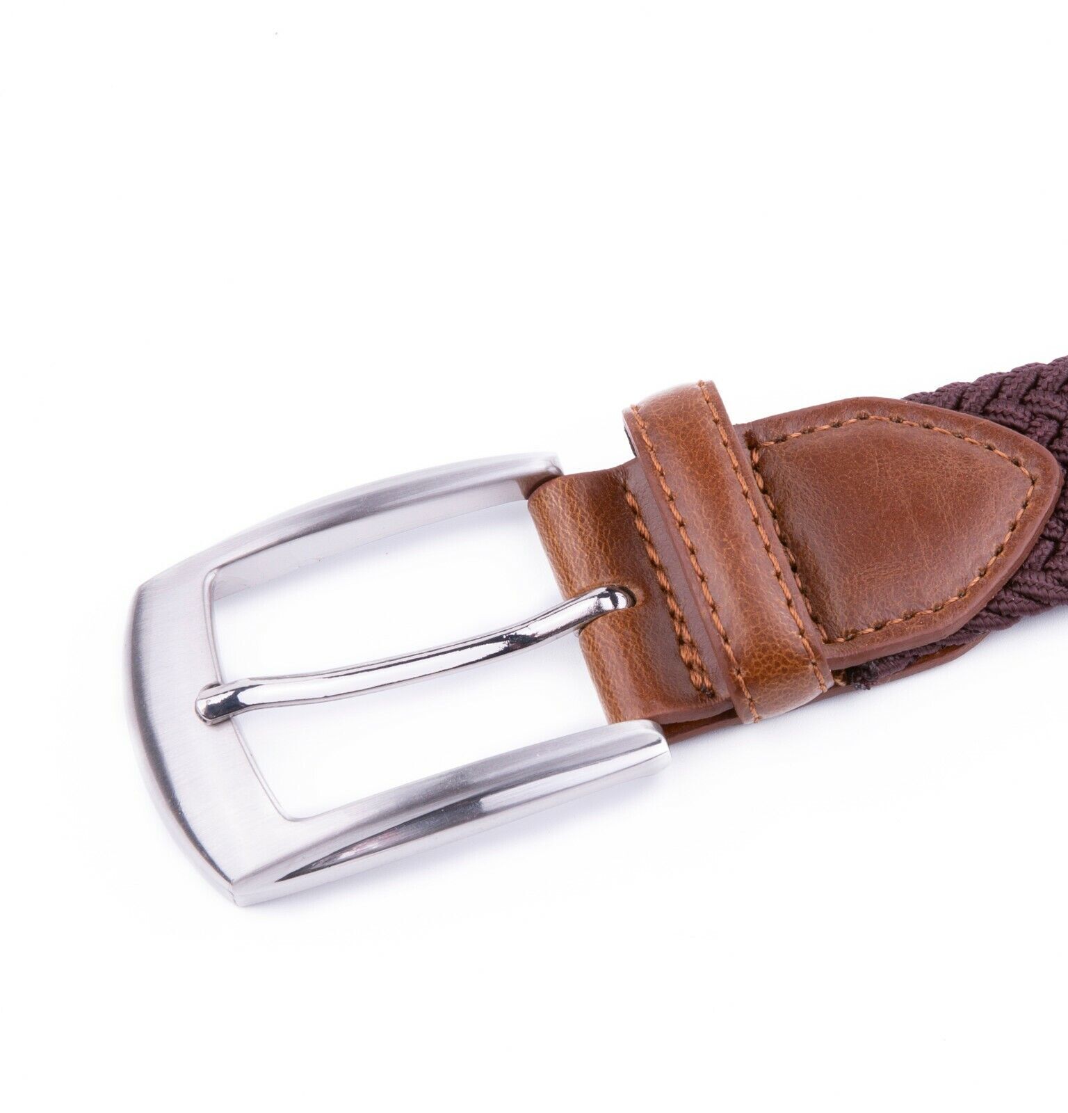 Elastic Fabric Braided Belt,Enduring Stretch Woven Belt for Unisex Men/Women/Jun