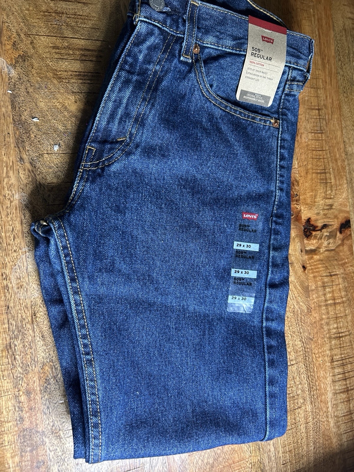 Levi’s 500 Series Men’s Blue Denim Jeans Regular Fit Mid Rise StraightZ#2