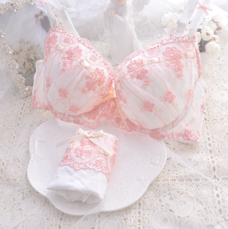 38C 38D 40C 40D Bra Set Women Gathering Sexy Underwear Panties 32C 34C 36C Bra