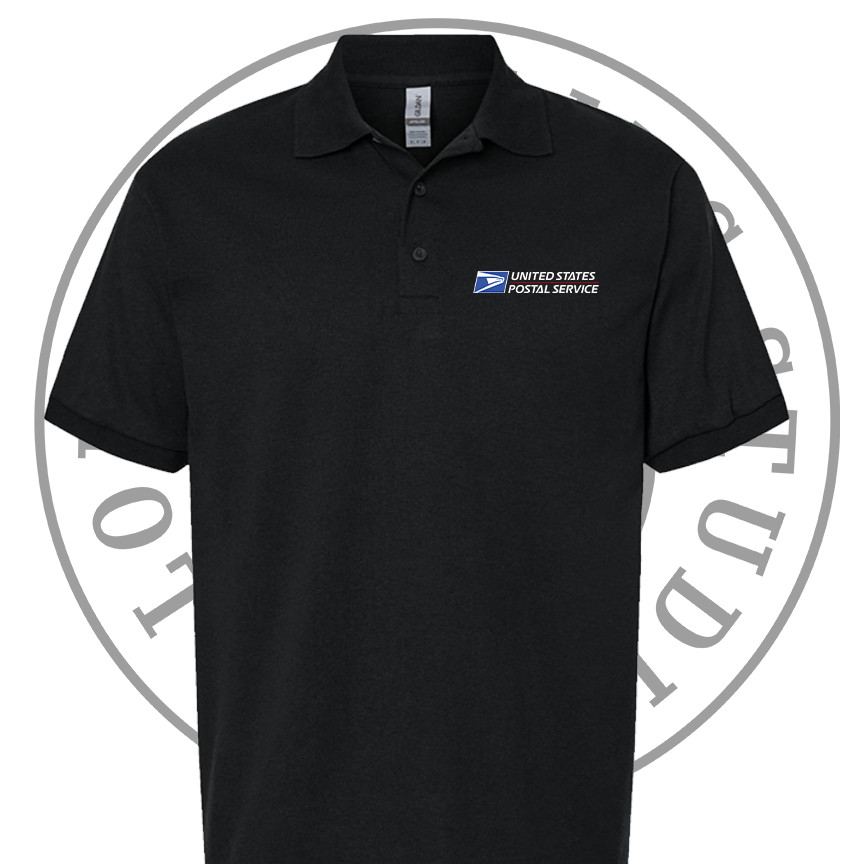 New postal Polo DryBlend Jersey Polo Embroidery Logo Pocket Size Rural Carrier
