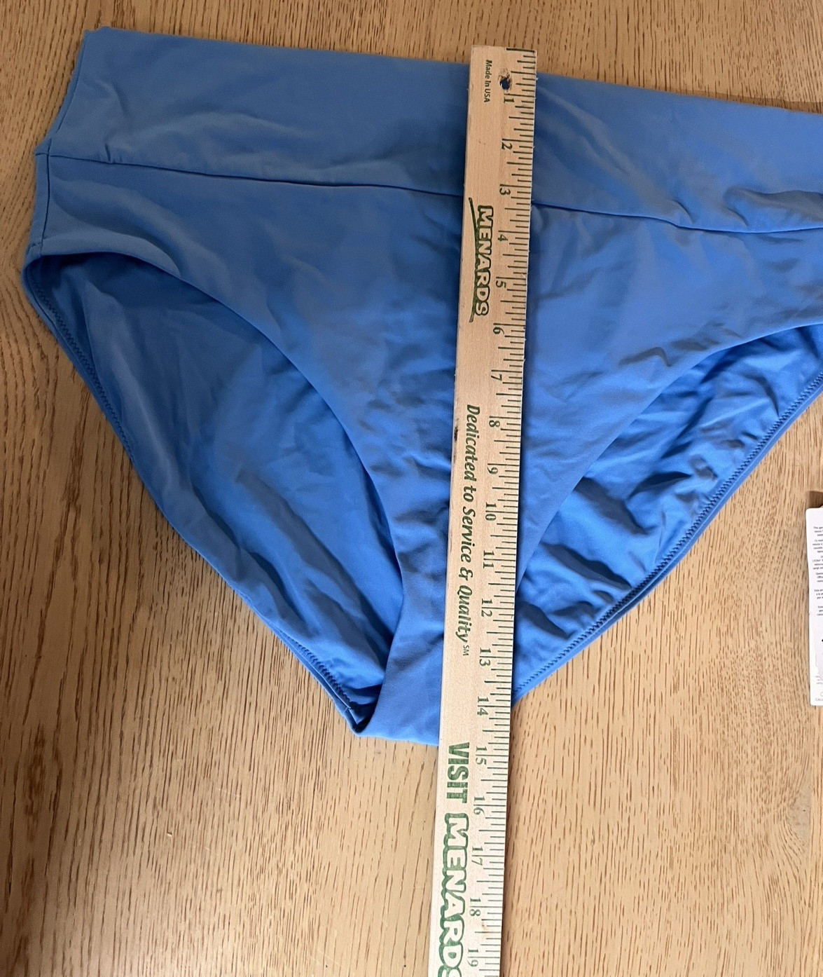 Calia Bikini Bottoms womens plus size XXL Wide Banded HighRise tranquil blue New