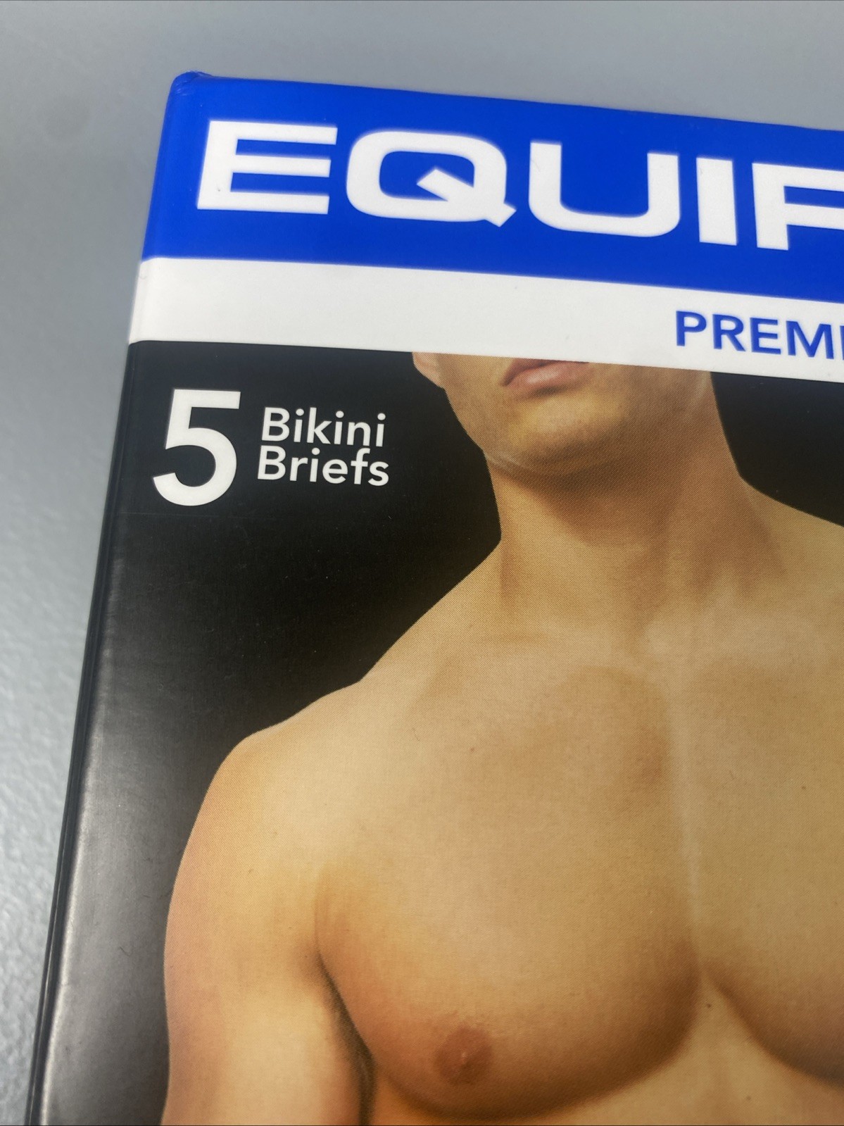 EQUIPO 5PK Bikini Briefs Large White Premium Cotton Comfort Fit Underwear 36-38