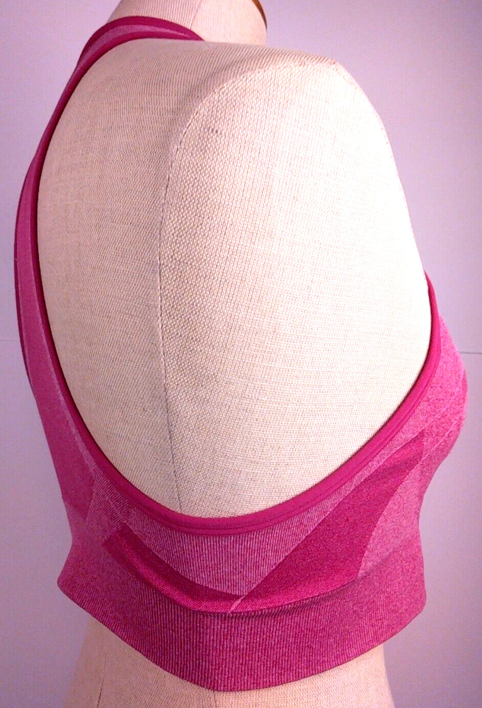 Avia RN 15741 Pink Nylon Low Support Pullover Sports Bra Size L – New (50)