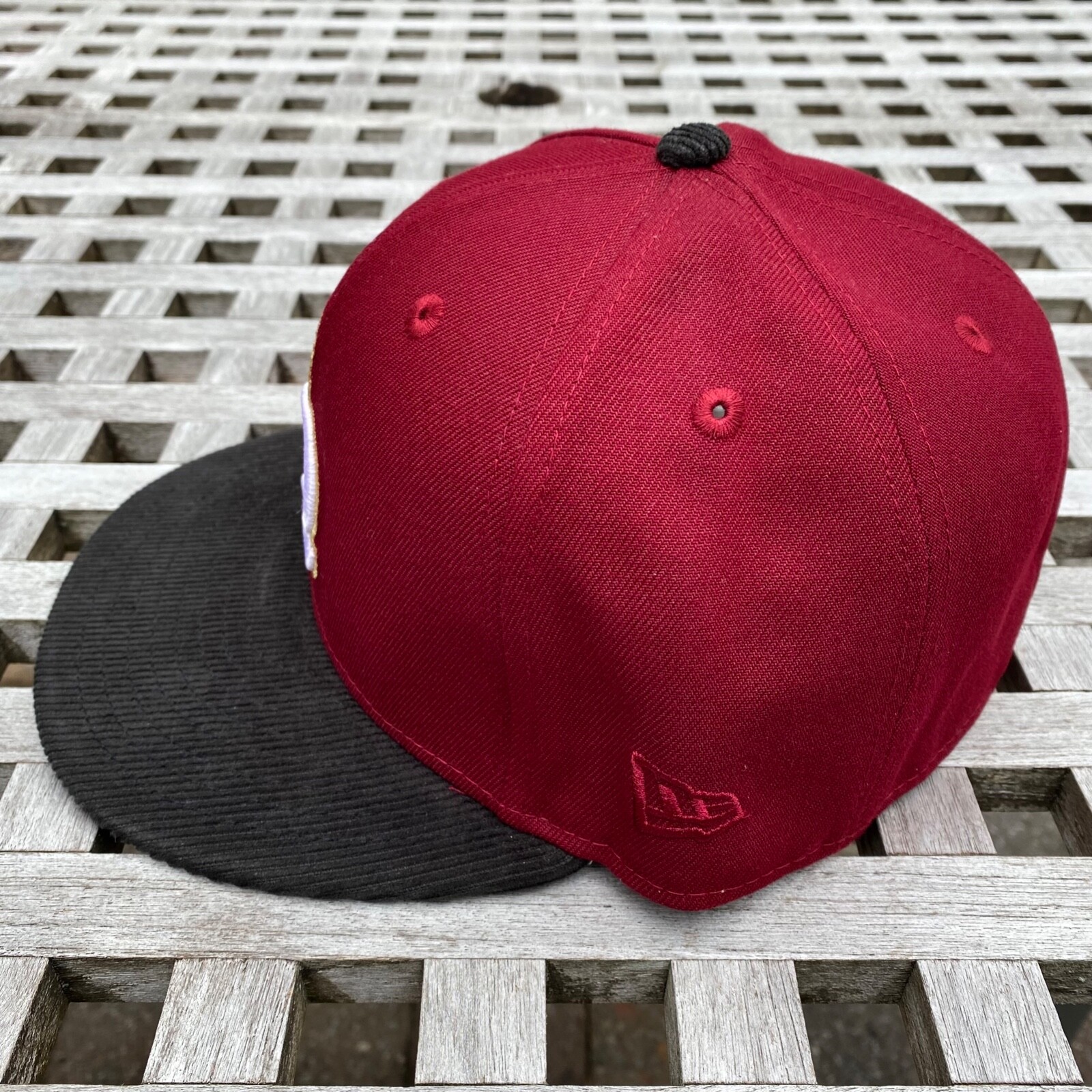 Queens Kings New Era 59FIFTY 2 Tone Corduroy Edge Outwear Fitted Cap Hat 7 1/2