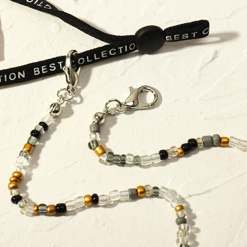 Fashion Eyeglass Chain , Mask Chains Retro Colorful Beads Lanyards