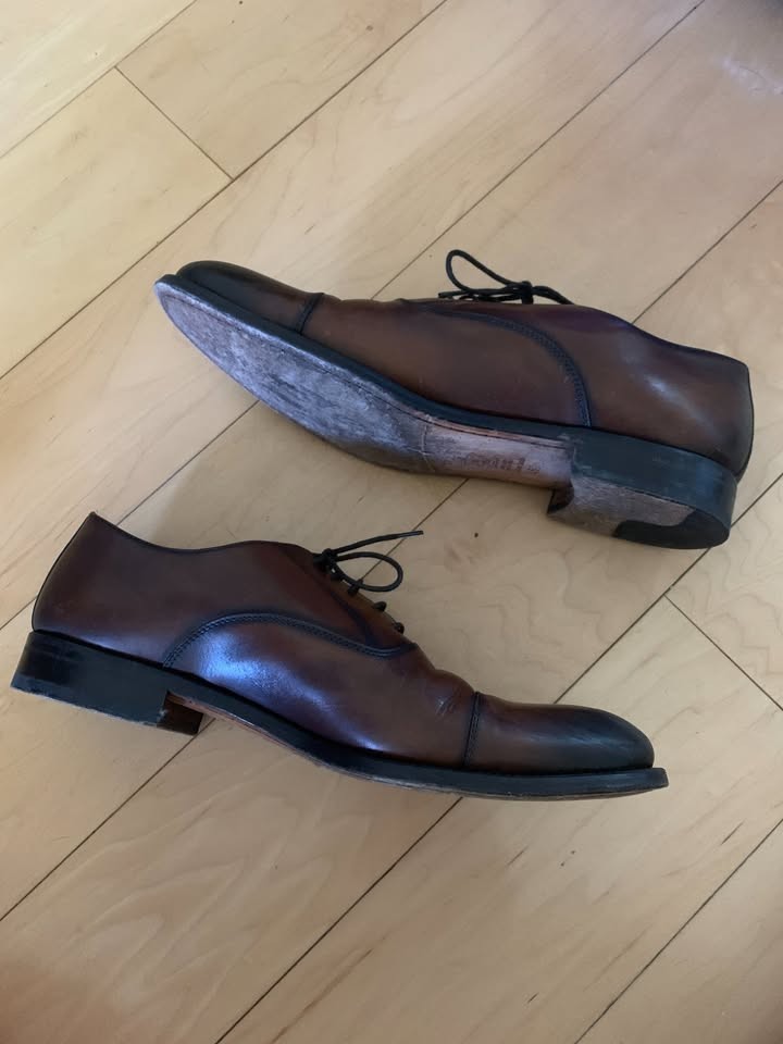 antonio maurizi leather oxford shoe 11.5
