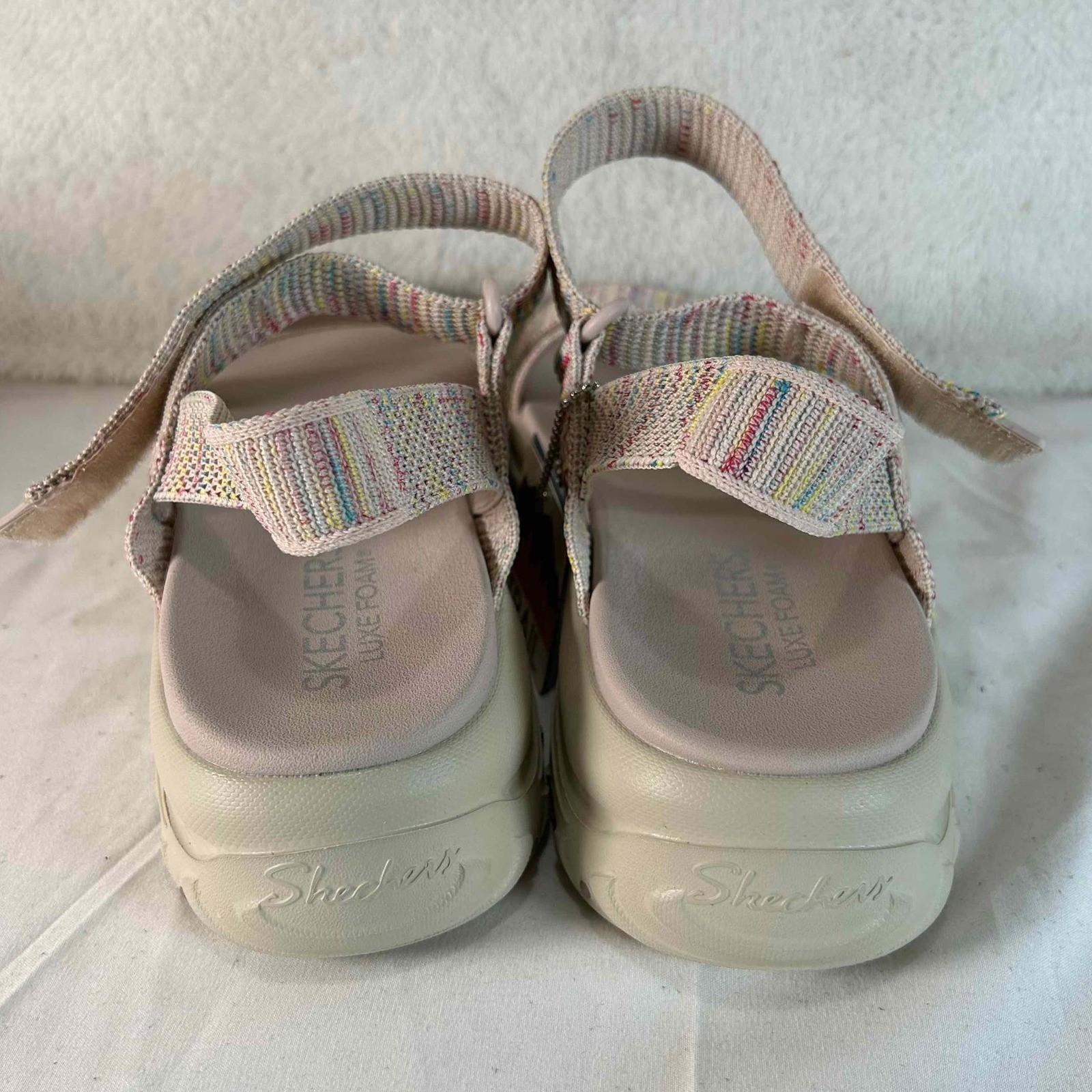 Skechers Reggae Bound Sweet Crush Vegan Machine Washable Sandals Women’s 11 New