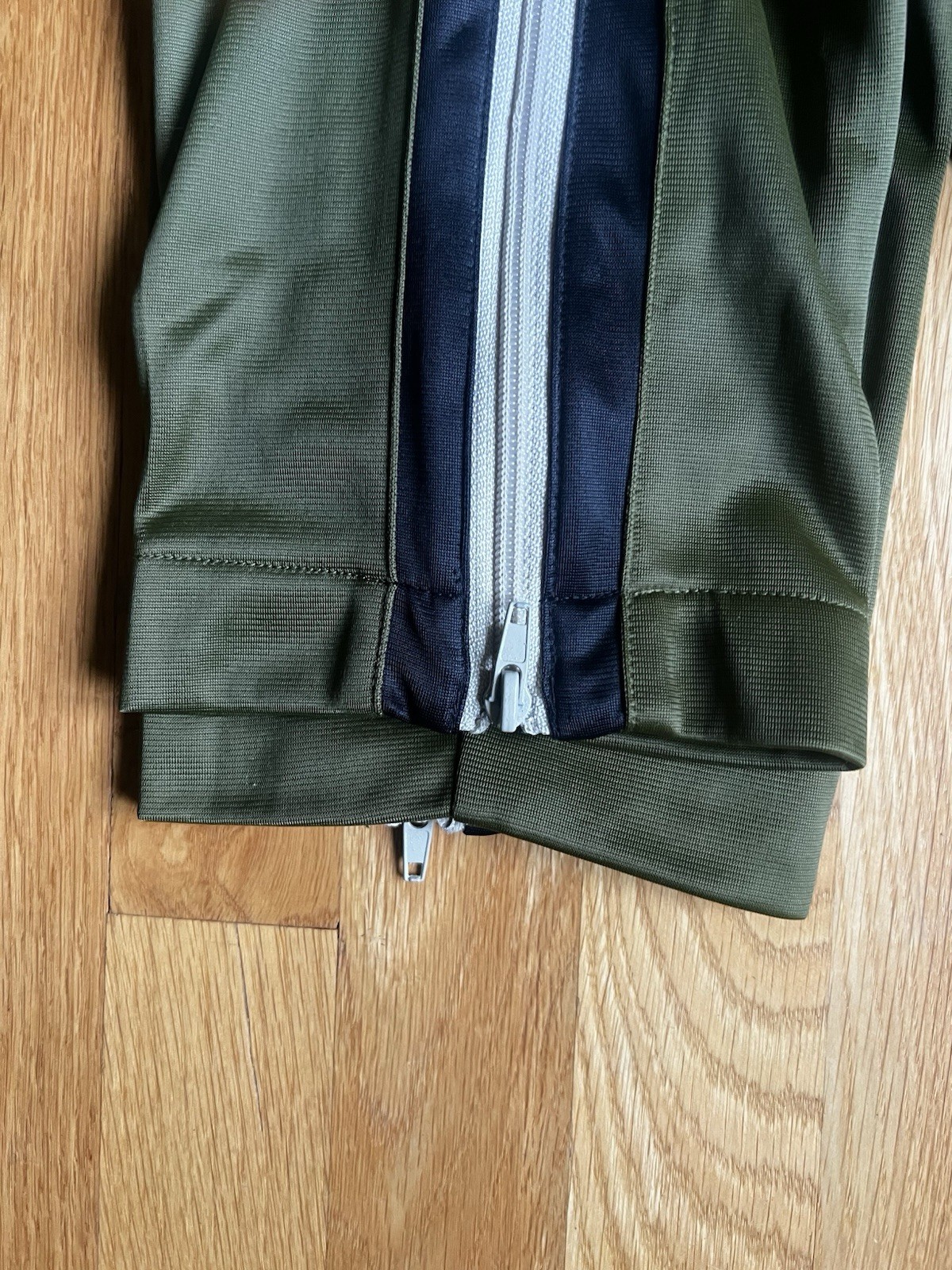 Vintage 80s/90s Solare Sporta Track Pants Mens Med Zip Side Stripe
