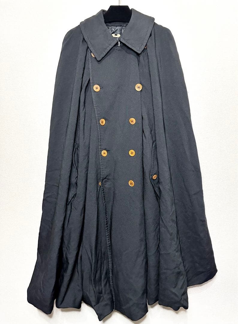 USED COMME DES GARCONS 20AW POLYESTER SHRINK BALLOON COAT GOOD