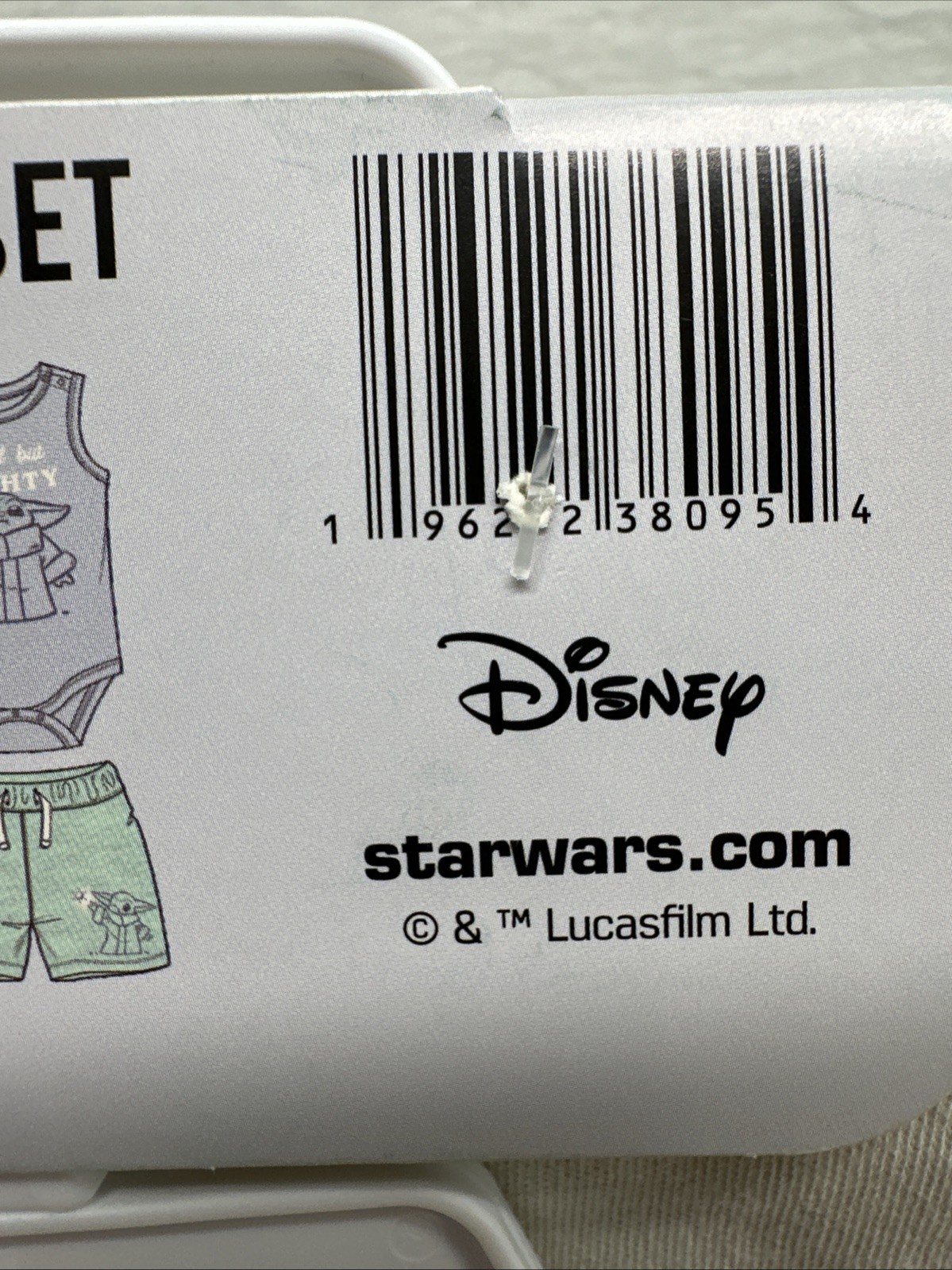 9M Star Wars Mandalorian 4 Piece Set Tops With Shorts NWT 9 Month