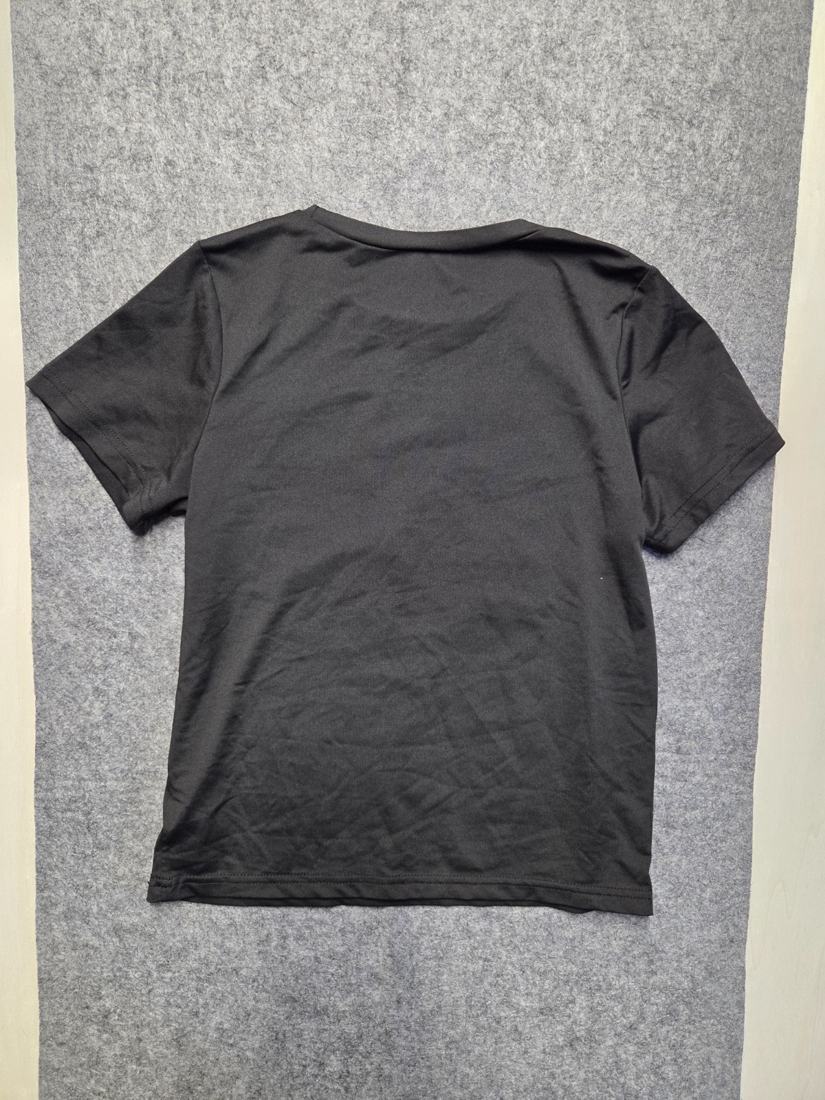 T-Shirt Youth Kids Unisex Sz 130 Black Short Sleeve Crew Neck Cool Drip Graphic