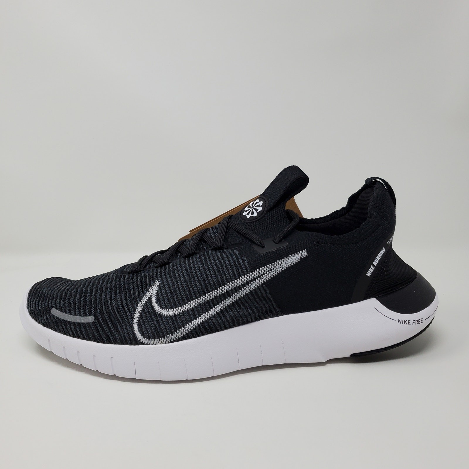 Nike Free RN FK Flyknit Next Nature Black White Men’s Size 12 FB1276-002