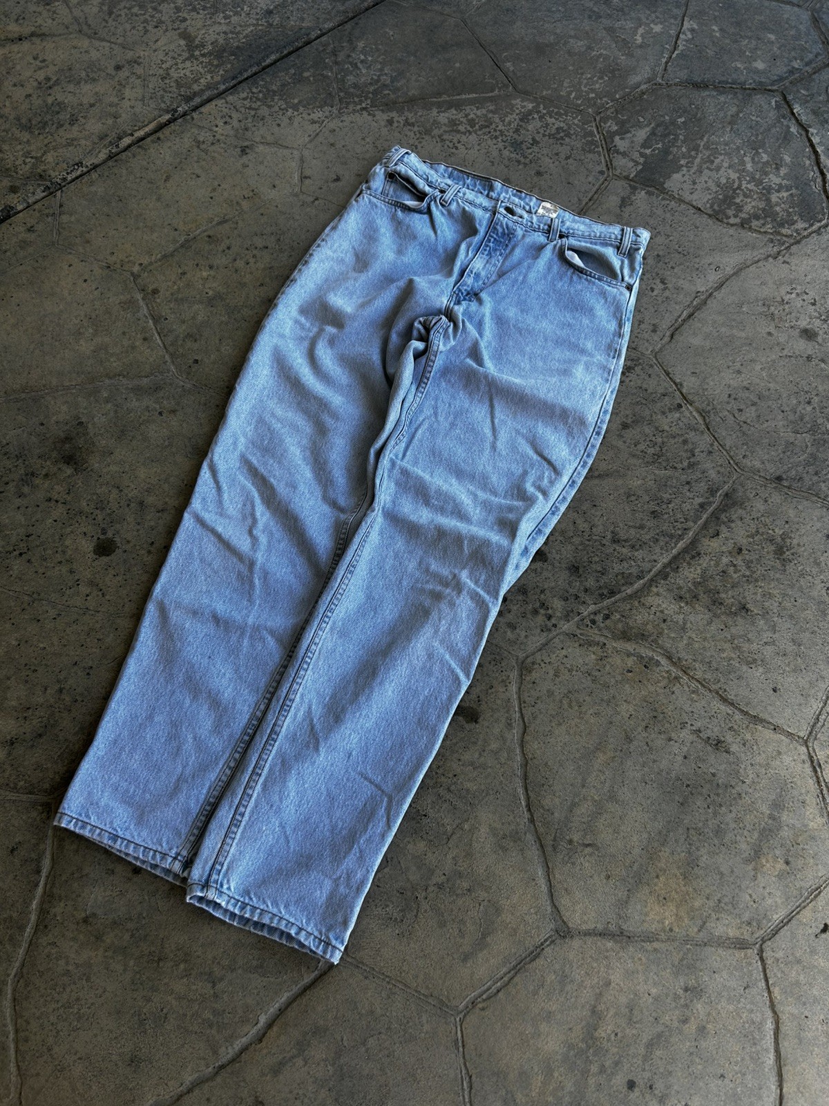 Vtg Levis 550 Orange Tab Relaxed Fit Blue Jeans 36×34