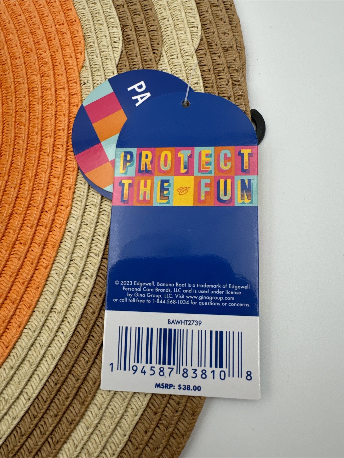 Bannna Boat UPF 50+ Ladies Sun Hat MSRP $38.00