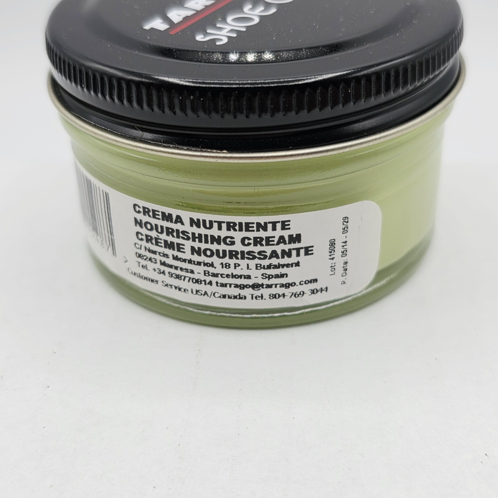 Tarrago Shoe Polish # 48 Willow Green Cream Leather Protector 1.76 oz. 50ml Boot
