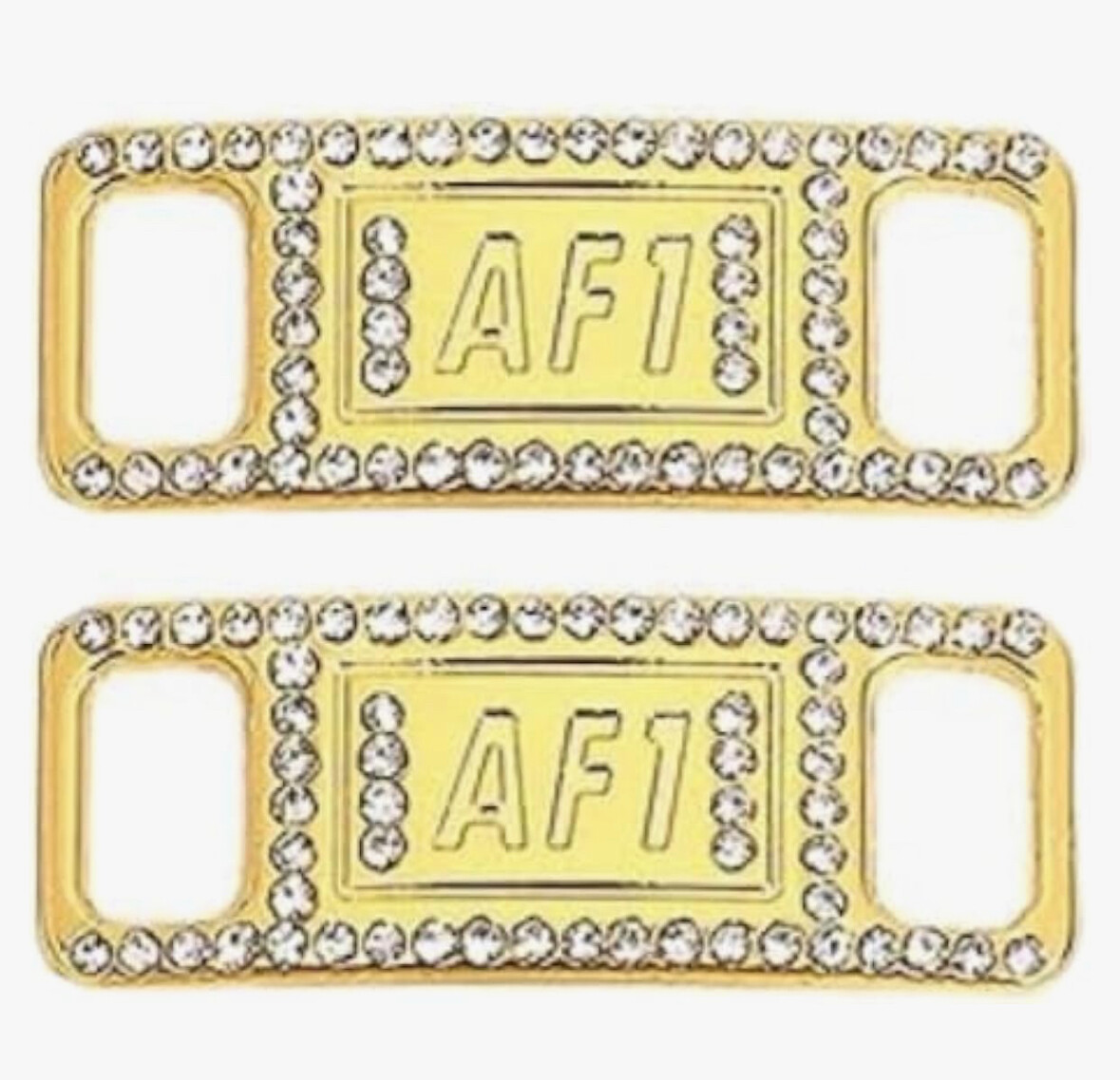 Nike AF1 Replacement Lace Tags Lace Locks Shoe badge Air Force Ones Dubraes ⚡️