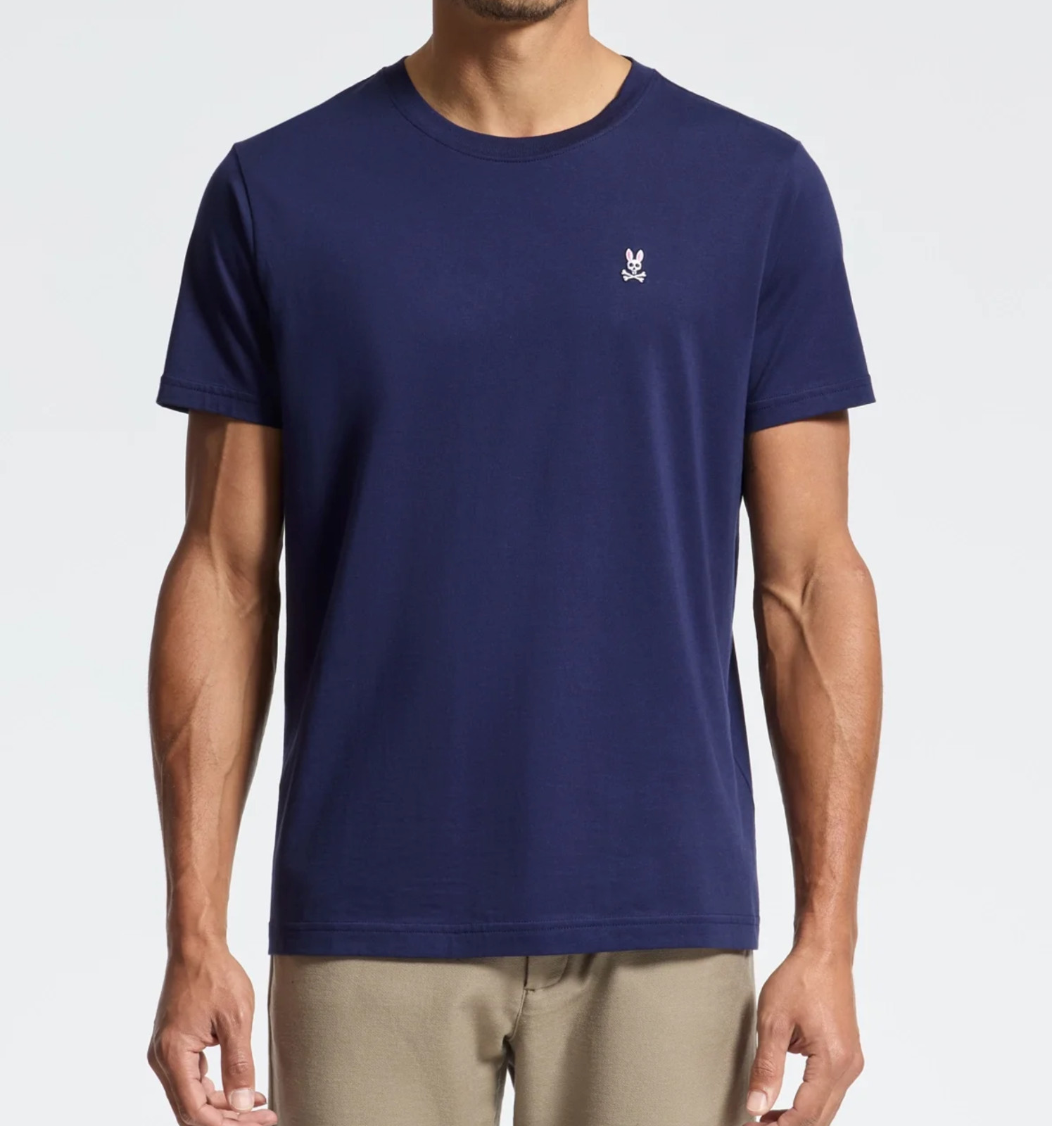 *NEW* Men Psycho Bunny CLASSIC CREW NECK TEE Evening Blue (B6U014CRPC 419) 👍