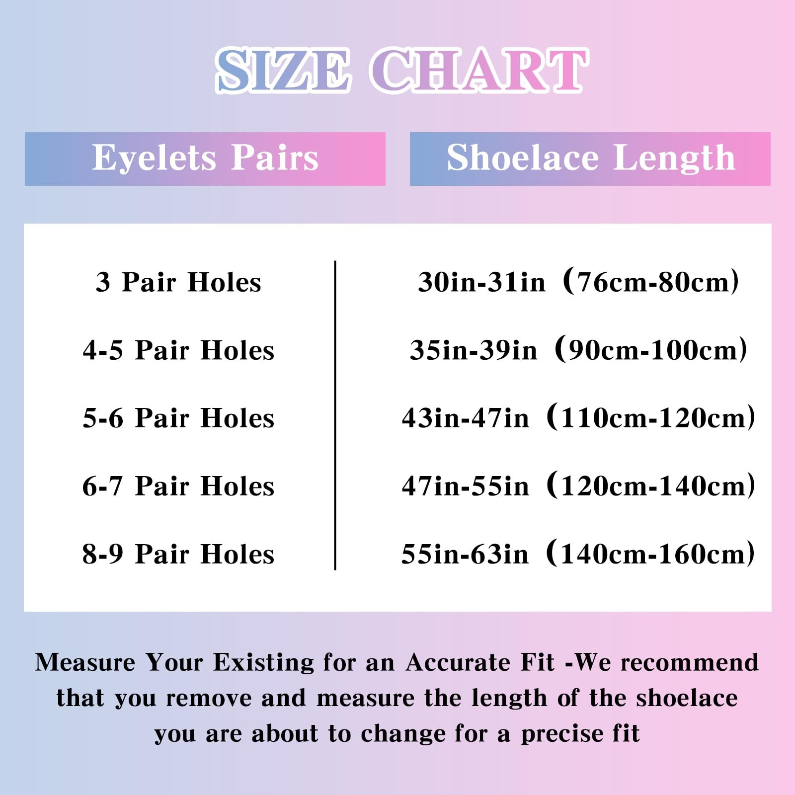 2 Pairs Shoelaces Colorful Shoe Laces for Sneakers Boots Roller Skates