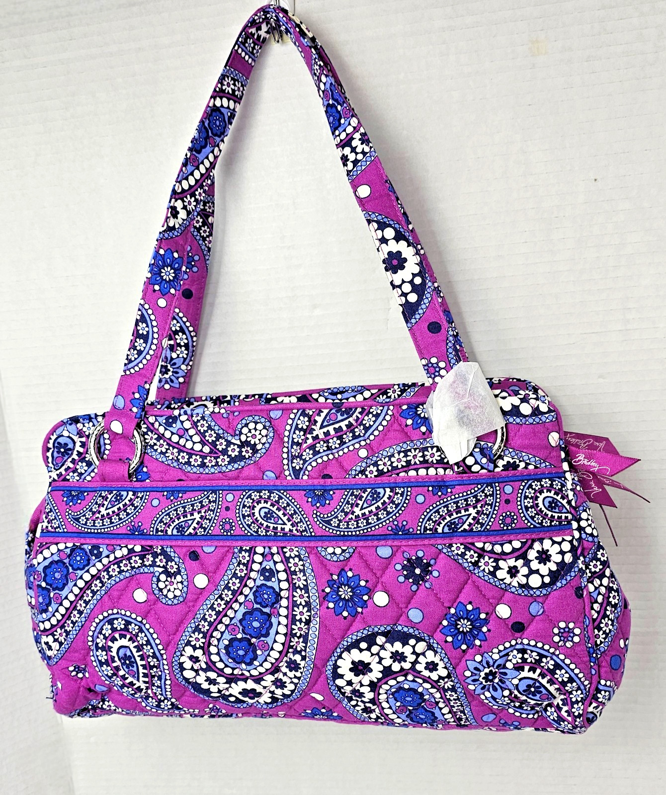 Vera Bradley Whitney Shoulder Bag in Cotton Boysenberry