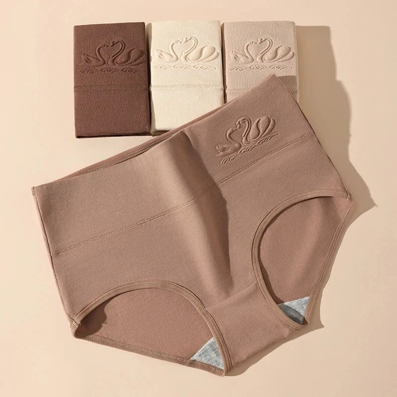 Women 5Pcs Fluxe Incontinence Underwear Leak-Proof Panties Cotton Brief Washable