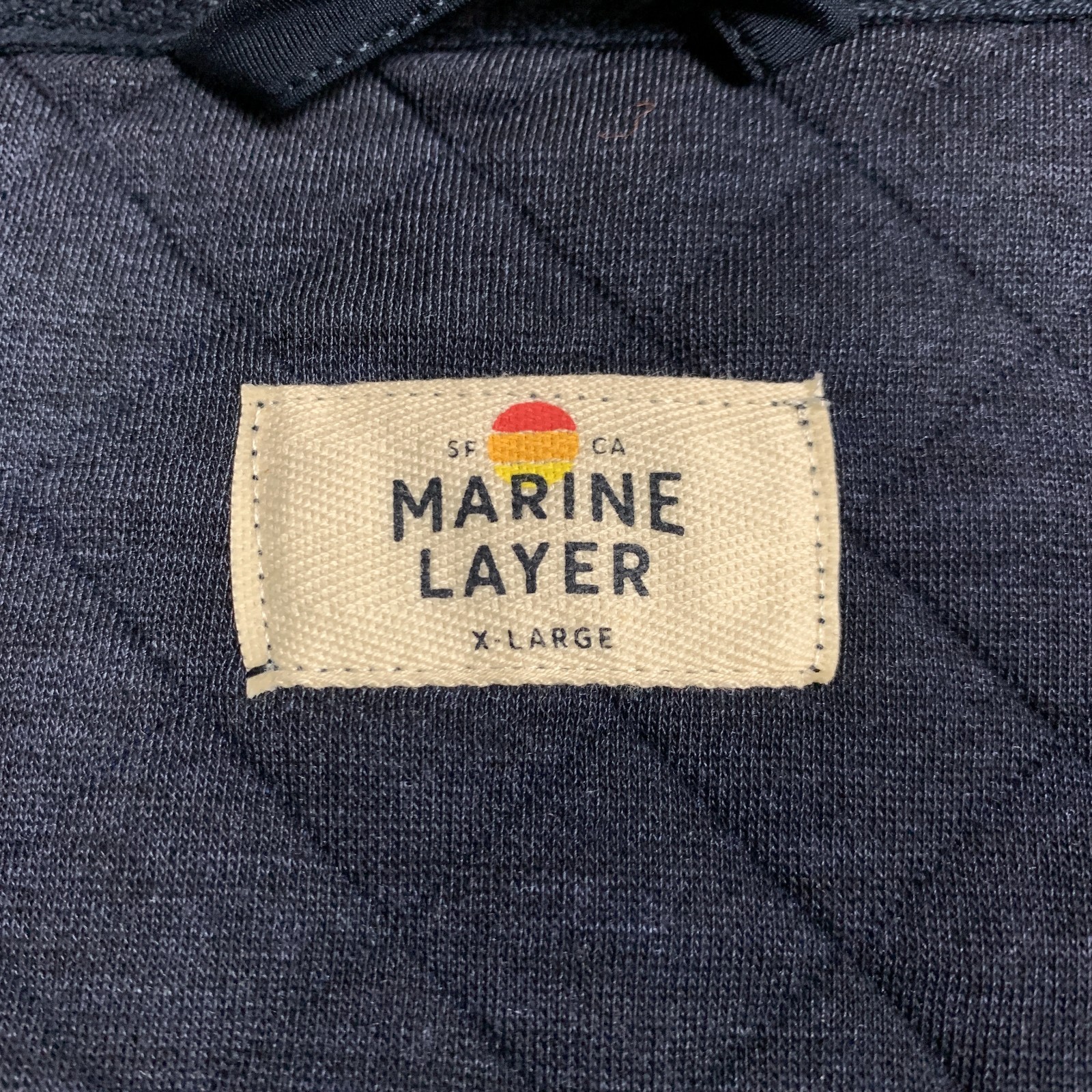 Marine Layer Goldman Sachs Corbet Vest Men’s XL Navy Diamond Quilted NWT $135