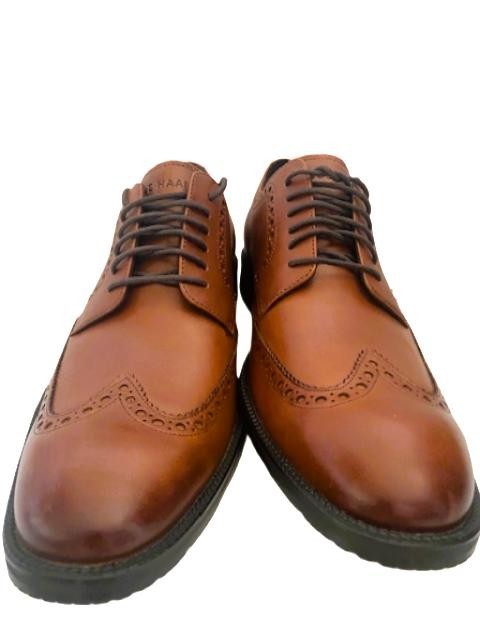 Cole Haan ME Wing Oxford Men’s British Tan Leather Almond Toe Dress Shoes